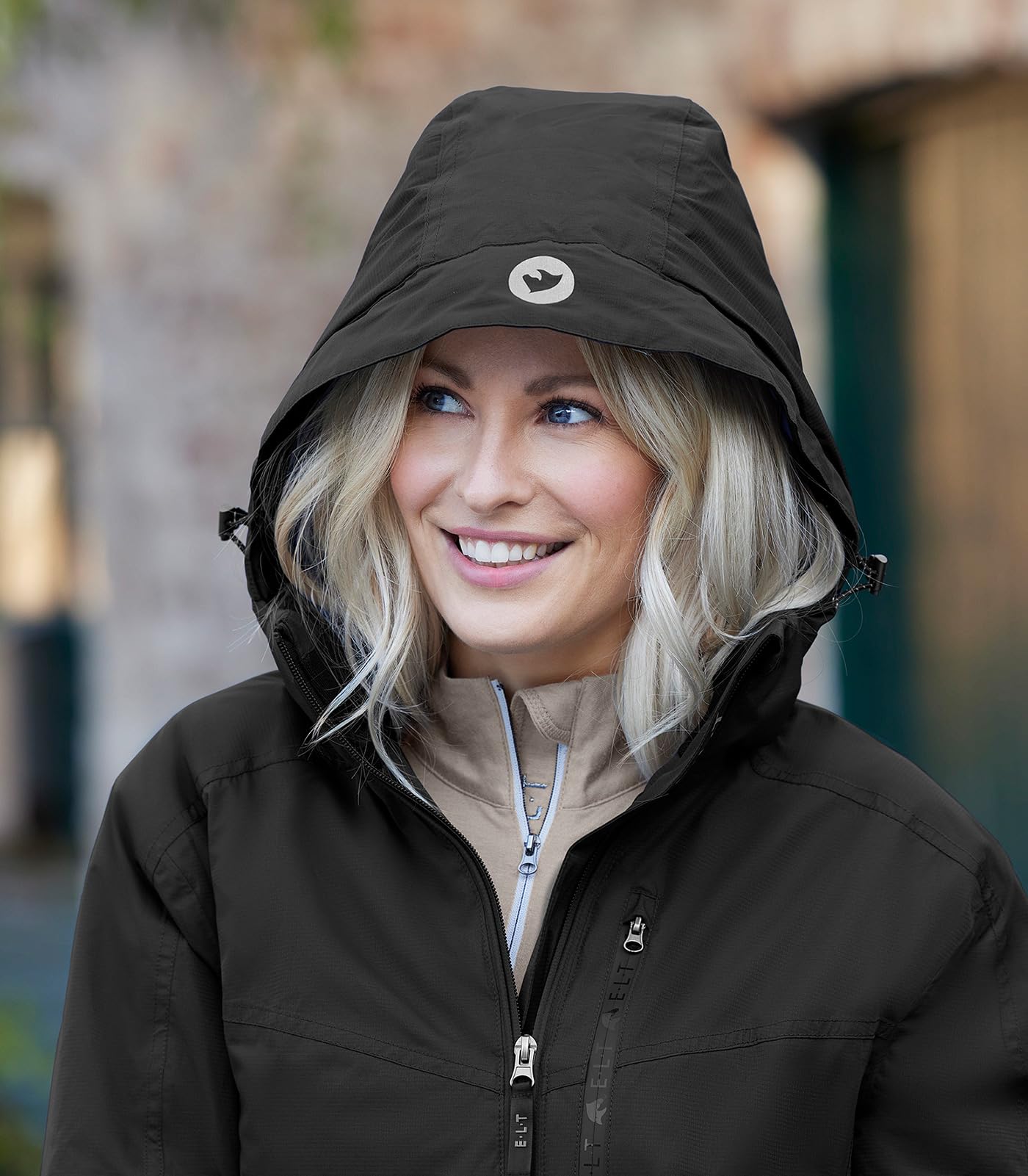 Parka invernale per equitazione Nordic, Nero