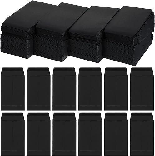 500 sobres de monedas pequeñas, sobres pequeños para efectivo, autoadhesivos, mini sobres para almacenamiento de semillas para el hogar, boda,