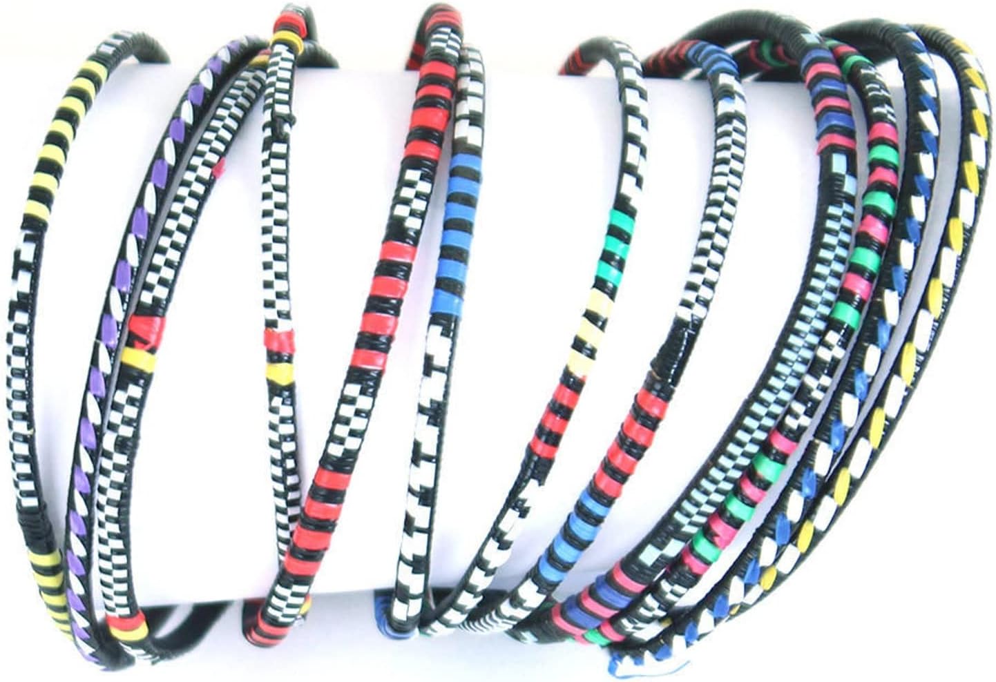 Woven Tuareg Bracelet Mixed Colors Package of 12