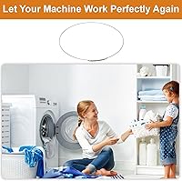 Vista 8 de 2W20017E - Abrazadera de resorte para puerta de panel frontal para LG Electronics Kenmore Lavadora Arranque Anillo de retención para robo