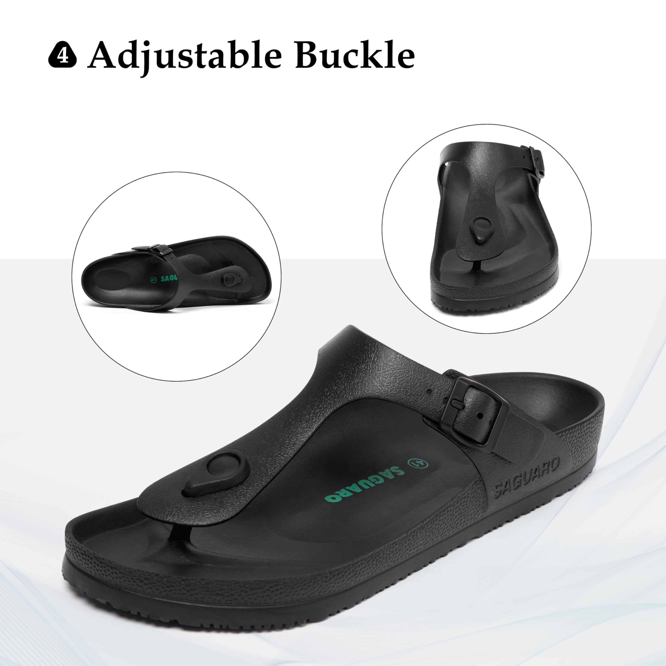 SAGUARO Estivi Infradito Uomo Spiaggia Sabot Eva Ciabatte Piscina Pantofole Donna Giardino Zoccoli 36-48