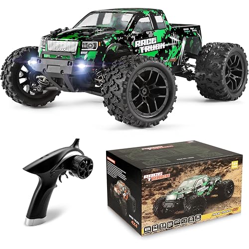 HAIBOXING 18859 1:18 Scale All Terrain RC Car, Hobby 4WD Remote Control Car | 2.4GHz Electric RC Vehicle 36 KPH High Speed 4X4 Waterproof Off-Road RC Truck with Two Rechargeable Batteries for RC Driving