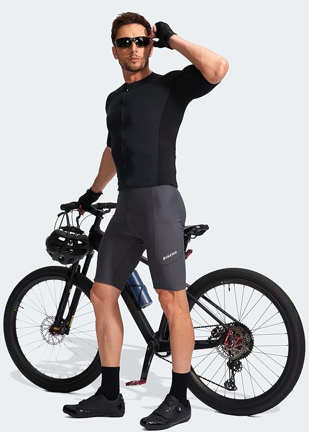 Bermuda Ciclismo Hombre Bikewa 3D Con Almohadilla miniatura 6