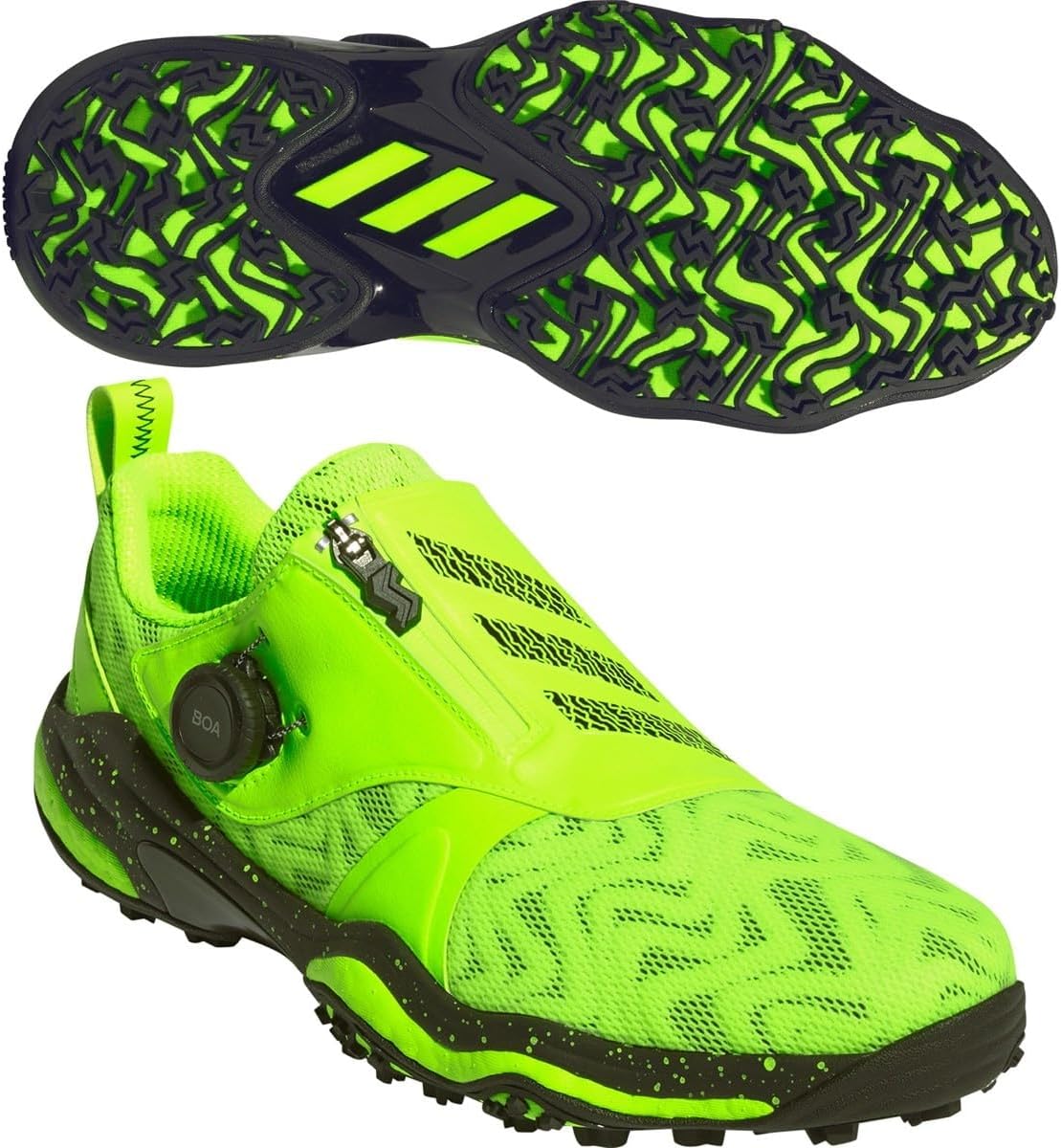 アディダス ゴルフシューズ 27.5cm コードカオス ネオンイエロー