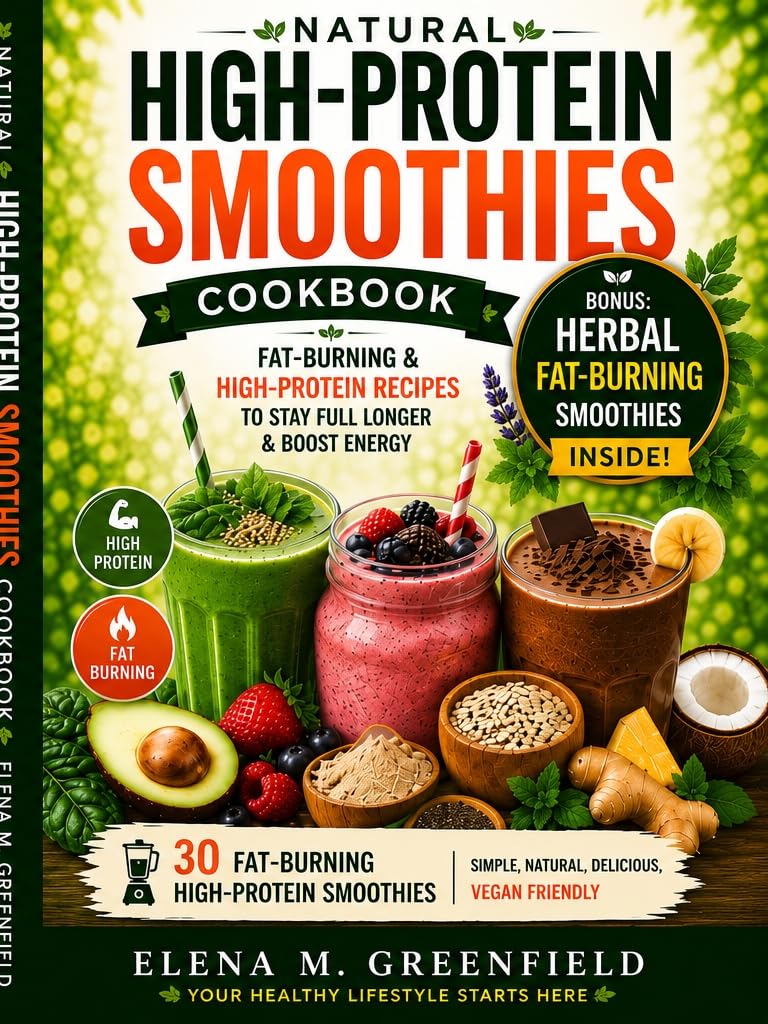Natural High-Protein Smoothies: A Complete Guide and Recipe Collection for Weight Loss, Energy, Muscle Recovery, and Long-Term Wellness — Including a Special Chapter with officinal Herbs
