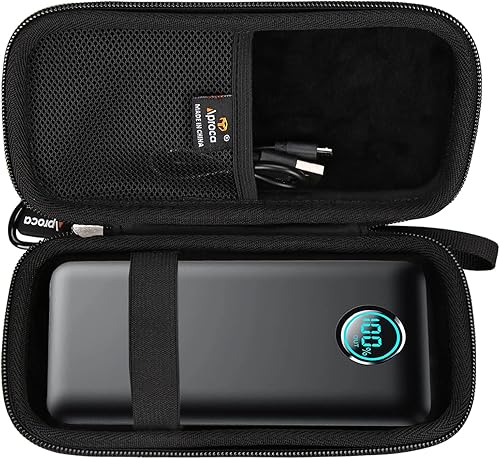 Aproca Estuche de viaje de almacenamiento duro, para Pxwaxpy 30,800mAh / Ekrist 25800mAh / FOCHEW 30,800mAh / MOPHIE 20,000 mAh cargador portátil