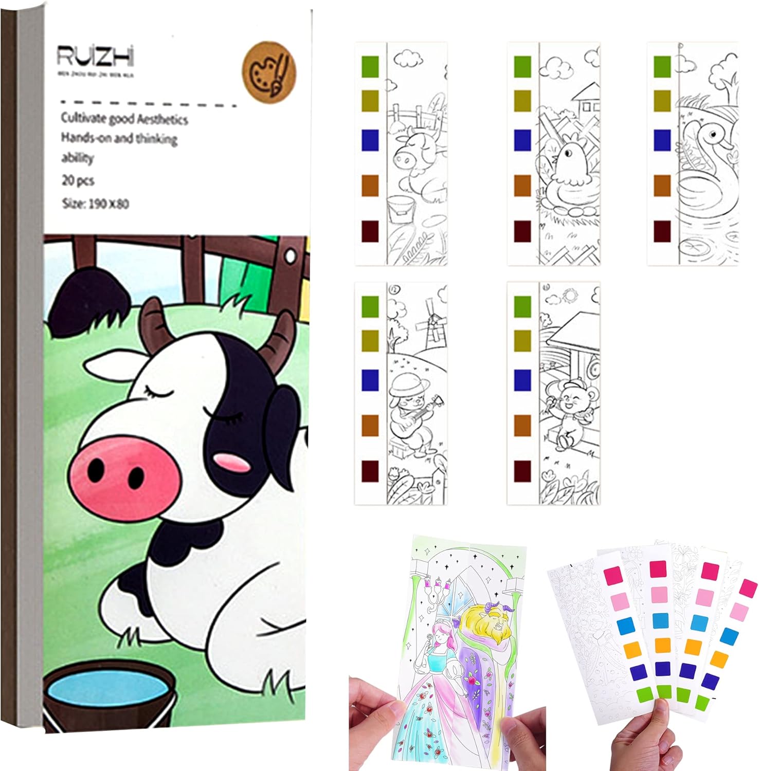 Pocket Watercolor Painting Book, Pocket Watercolor Book