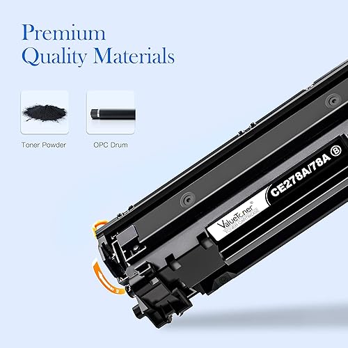 Miniatura 3 de Valuetoner Cartucho de tóner de repuesto compatible para HP 78A Cartucho de tóner negro CE278A para impresora MFP Pro M1536dnf, P1606, P1606dn,