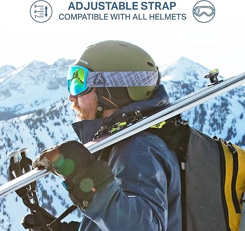 Miniatura 5 de Wildhorn Cristo - Gafas de esquí para hombres, mujeres y jóvenes, proveedor oficial del Equipo de Esquí de los EE.UU.