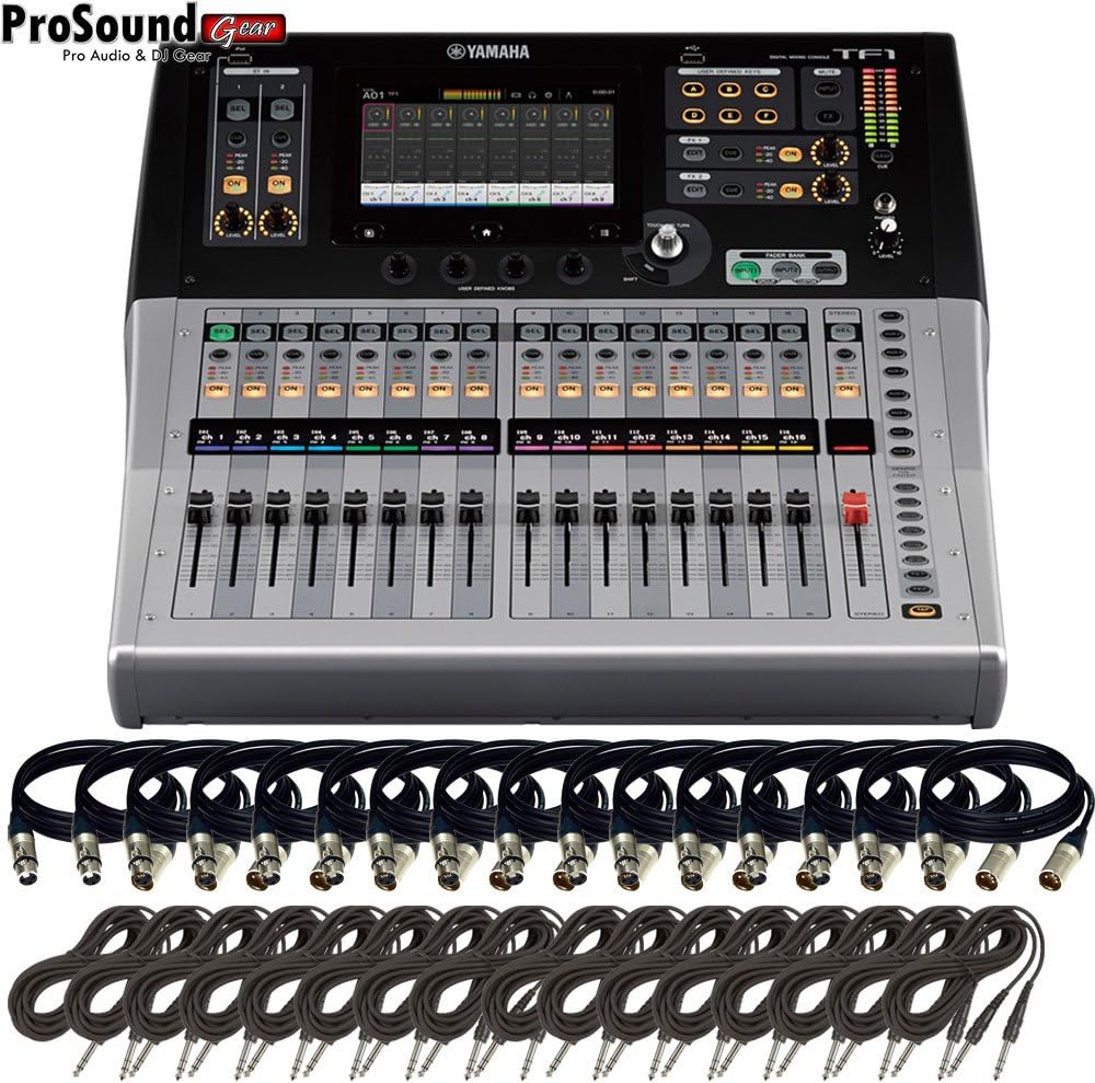 Yamaha TF1 16 Channels Digital Mixing Console + Free 16