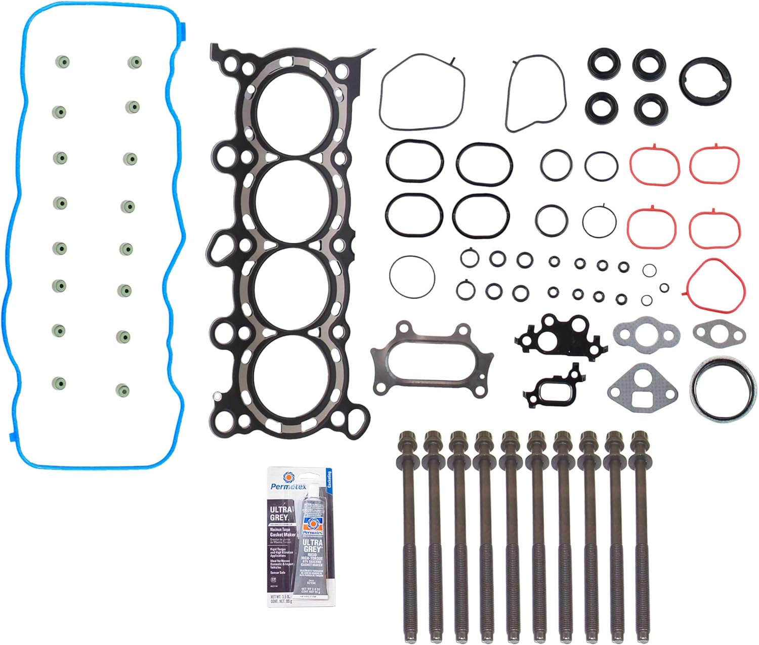 CPWK139 Head Gasket Set Bolt Kit Fits: 06-15 Honda Civic 1.8L 4Cyl. SOHC 16v R18A1 R18Z1