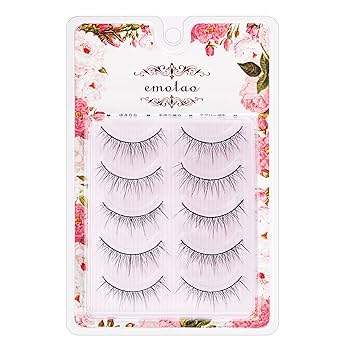 Amazon | つけまつげ ナチュラル人気 上まつげ 短い 濃い 人気黒