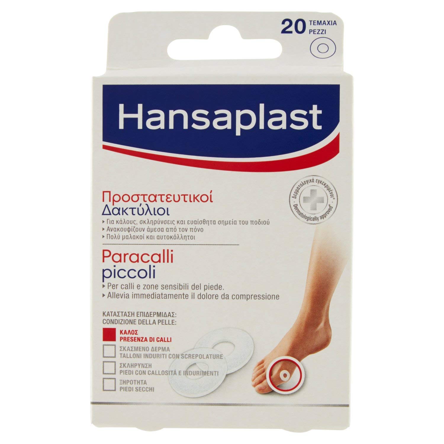 Hansaplast Footcare Małe Parakale 20 Sztuk