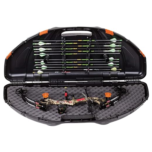 Flambeau Outdoors 6461SC Safe Shot Bow Case, Portable Bow Storage,Black