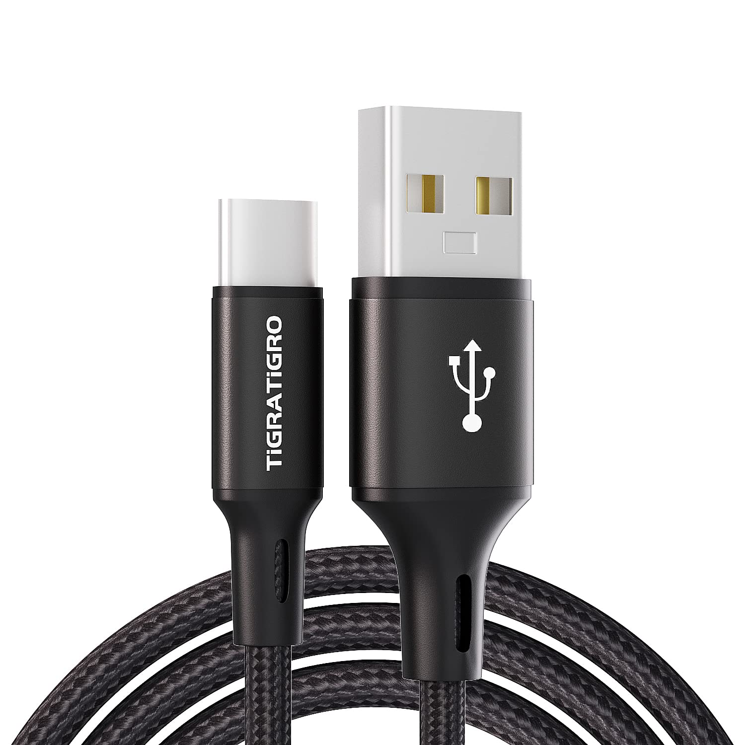 tigratigro Cavo USB C, [2M] Cavo USB Type C QC 2.0 Nylon Ricarica Rapida per iPhone 16/15,iPad Pro Air,Samsung,Redmi,Huawei,Xiaomi,Google,Pixel, PS5, Drone, ecc