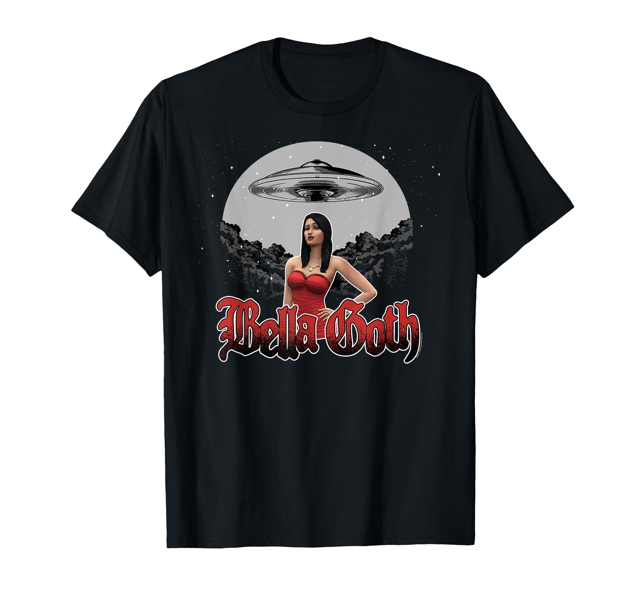 The Sims Bella Goth UFO Video Game T-Shirt