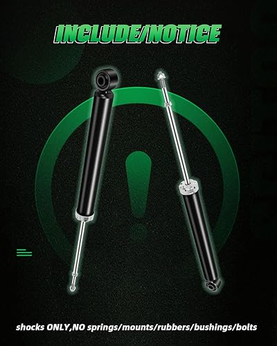 Miniatura 4 de SCITOO Amortiguadores, amortiguador trasero para Hyundai compatible con 2001 2002 2003 2004 2005 2006 para Hyundai Santa Fe 344314 amortiguadores