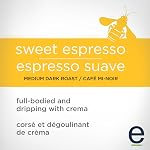 Ethical Bean Fairtrade Organic Coffee, Sweet Espresso Rôti moyen foncé, Espressos au sol Coffee