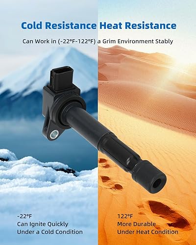 Vista 280 de ECCPP Bobinas de encendido portátiles de repuesto para automóvil compatibles con Infiniti I30/para Nissan Maxima 3.0L V6 2000-2001 Reemplazo