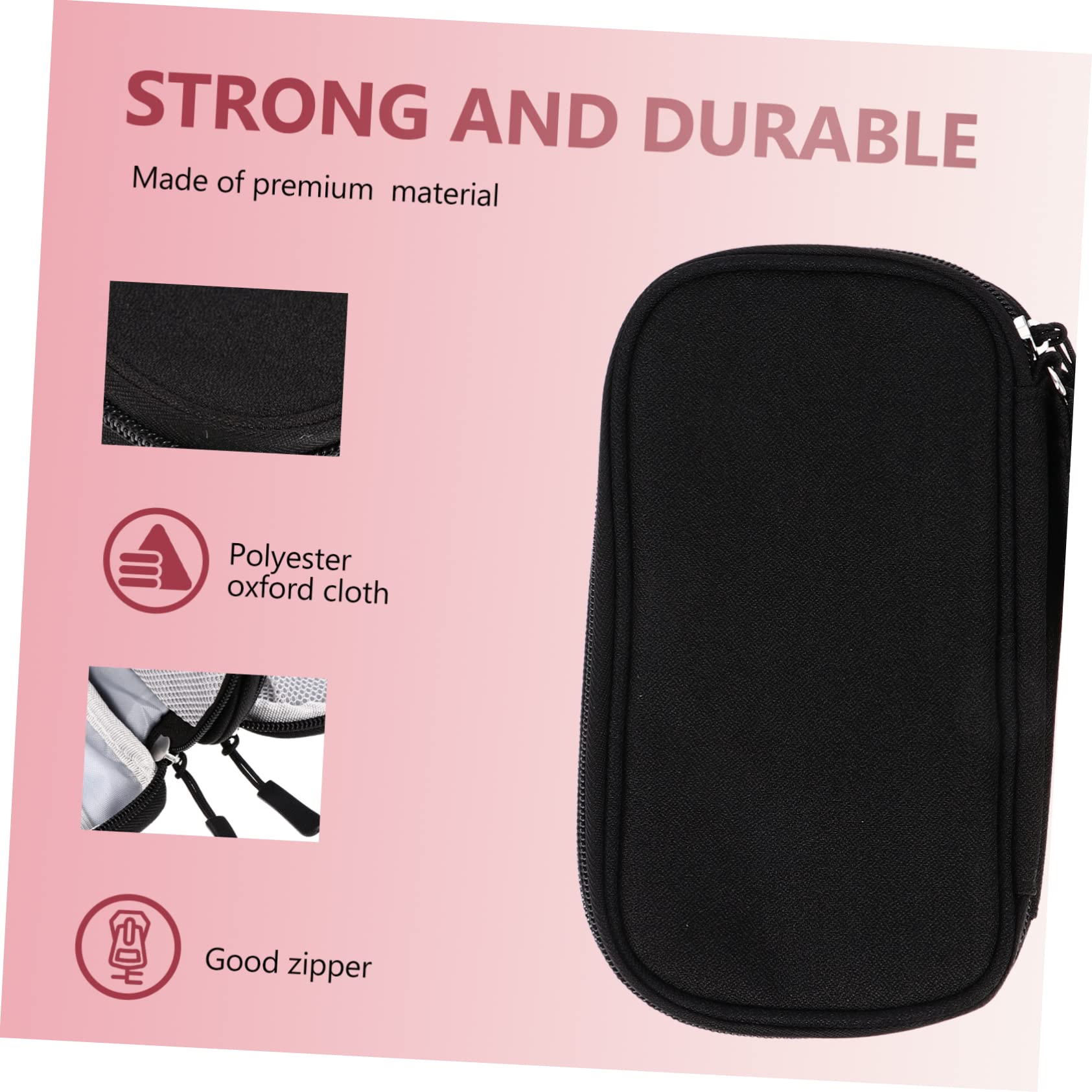 OSALADI 3 Pezzi Set Di Organizer Per Dispositivi Elettronici Multiuso Supporto Per Caricabatterie Custodia Per Auricolari Custodia Per Cavi Da Viaggio