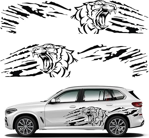 Miniatura 7 de 1 Juego Gráficos de Lobo Corriendo Calcomanía para Carrocería de Automóvil Calcomanía de Lobo Autoadhesiva Carreras Deportes Calcomanía para Puerta