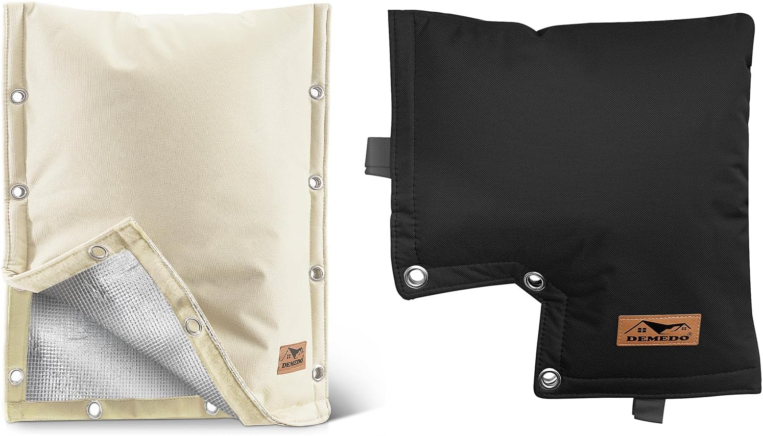 L-Shape Pipe Cover Bundle with Backflow Preventer Insulation Cover