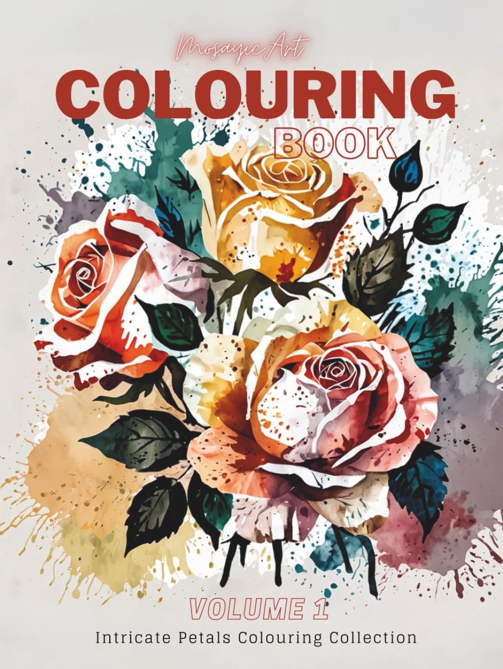 Livre coloriage adultes motifs floraux de précision Intricate Petals