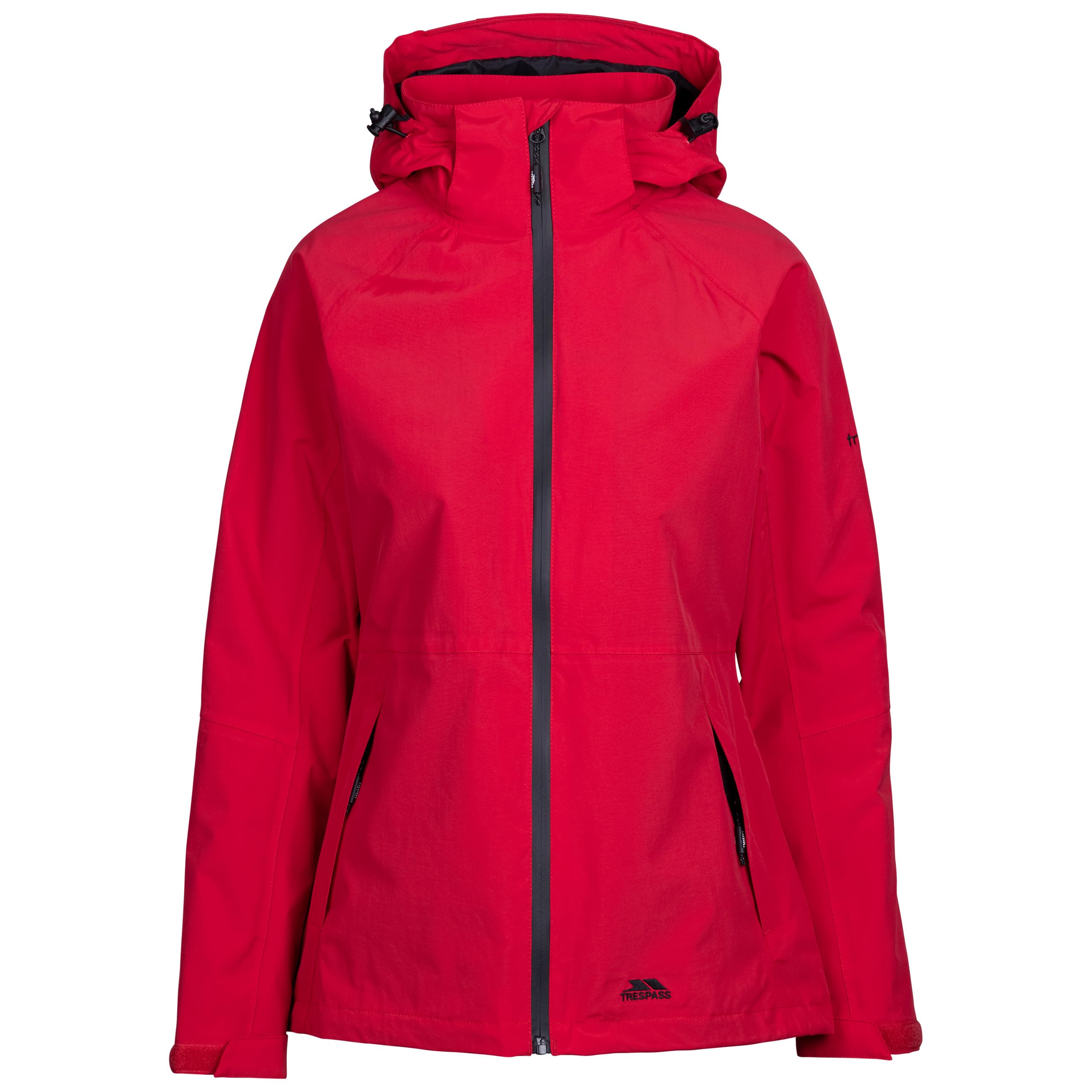 Trespass Women's Red Rain Jacket Tp75 Tilbury In Size - 8