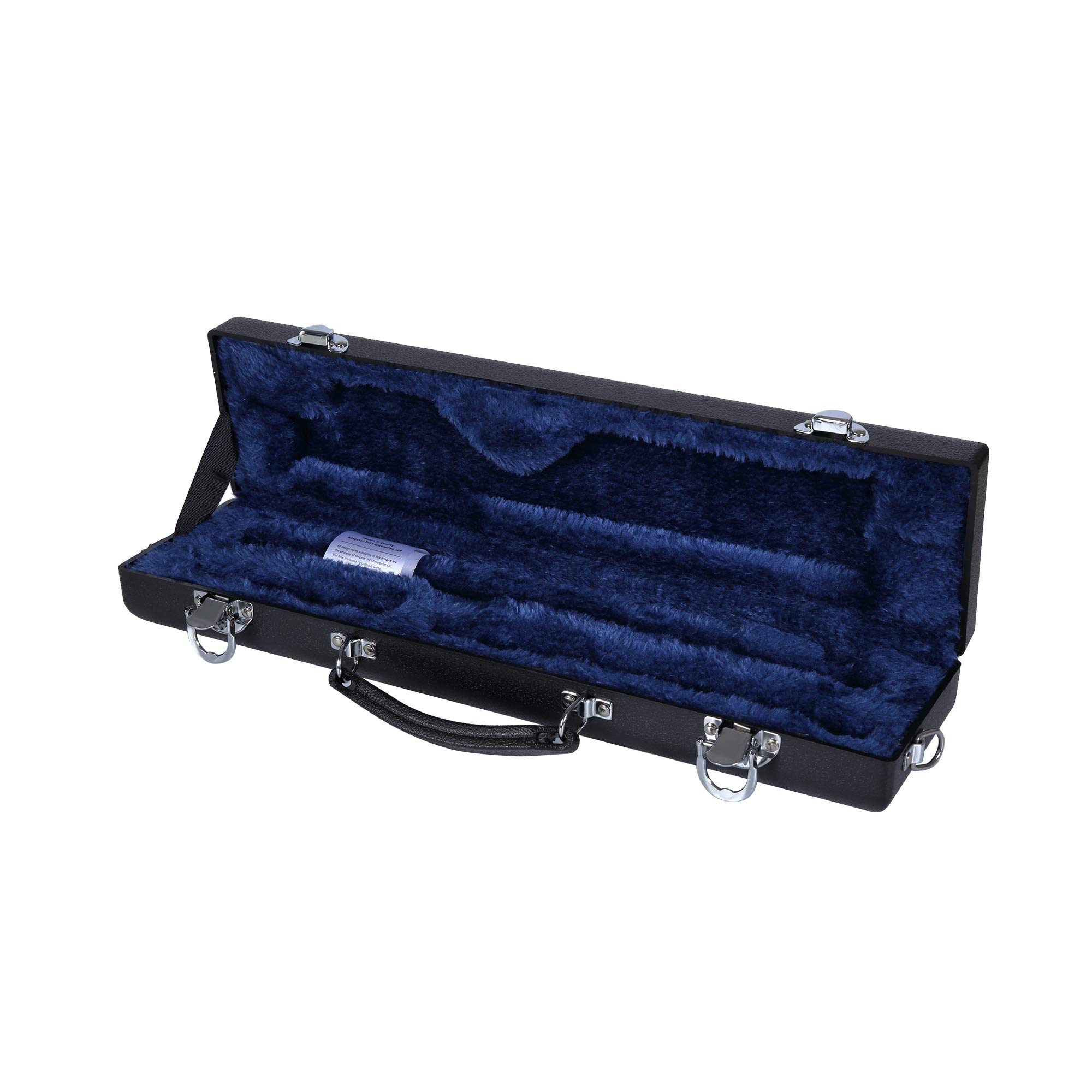 Crossrock ABS Hard-shell Case for Standard C Foot Flute with Single Shoulder Strap-Black(CRA862FLBK) - Image 3