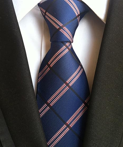 Amazon Co Jp Liclin Hs 8 Cmネクタイメンズビジネス結婚式蝶ネクタイアクセサリーネクタイ レッドブラックシルクジャカード編まれたネクタイギフト Color A 49 服 ファッション小物