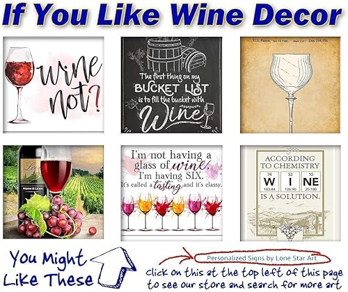 Miniatura 8 de Impresiones artísticas originales de patentes de vino, juego de cuatro fotos (8 x 10) sin marco, hace una gran decoración de bodega o bodega y