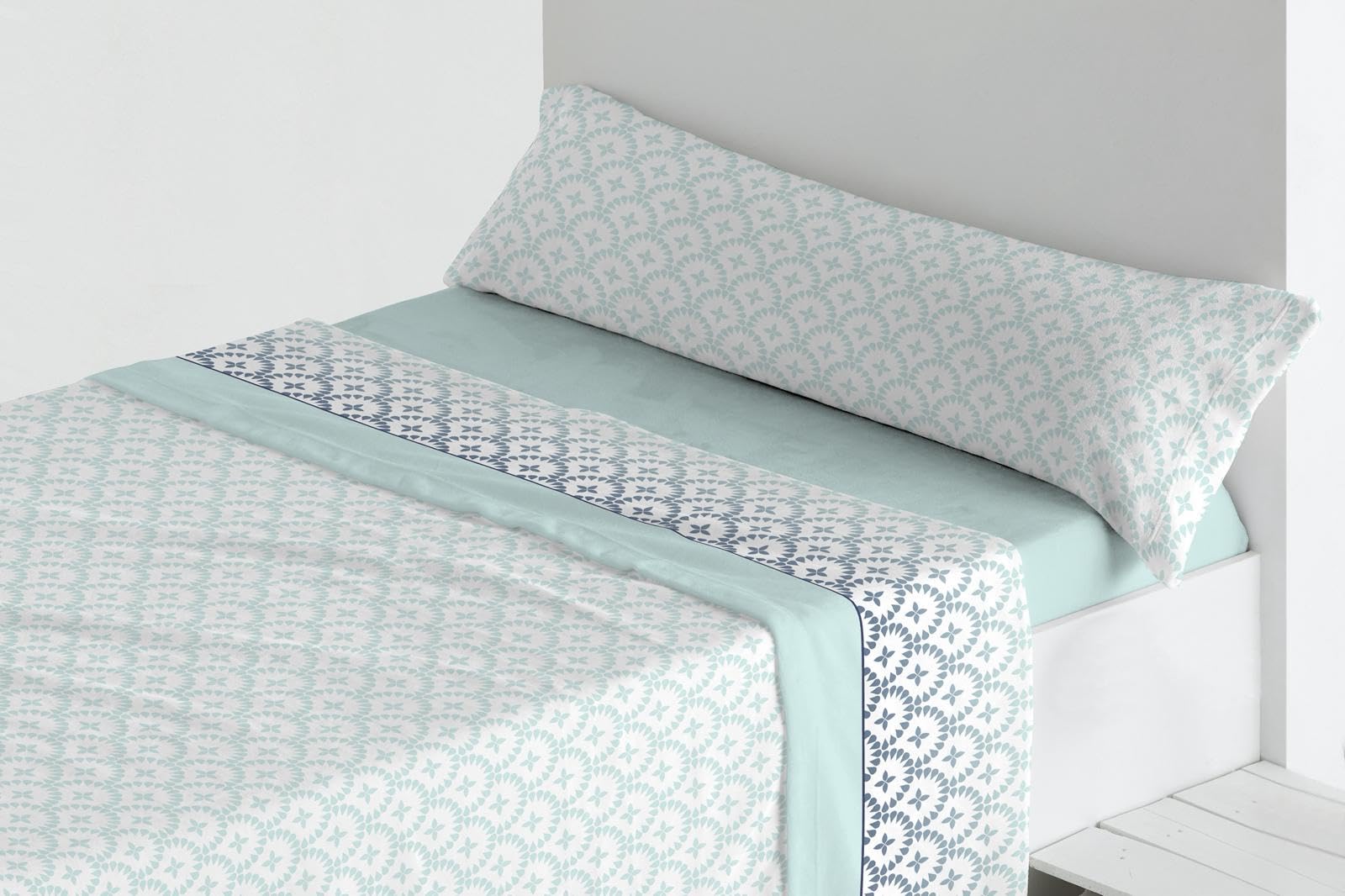 ENERGY COLORS TEXTIL-HOGAR Juego de sábanas de coralina | 3 Piezas | Funda de Almohada, Bajera Ajustable y sábana encimera (Disponible en Varios tamaños y Colores) (Rosa, Cama 150)