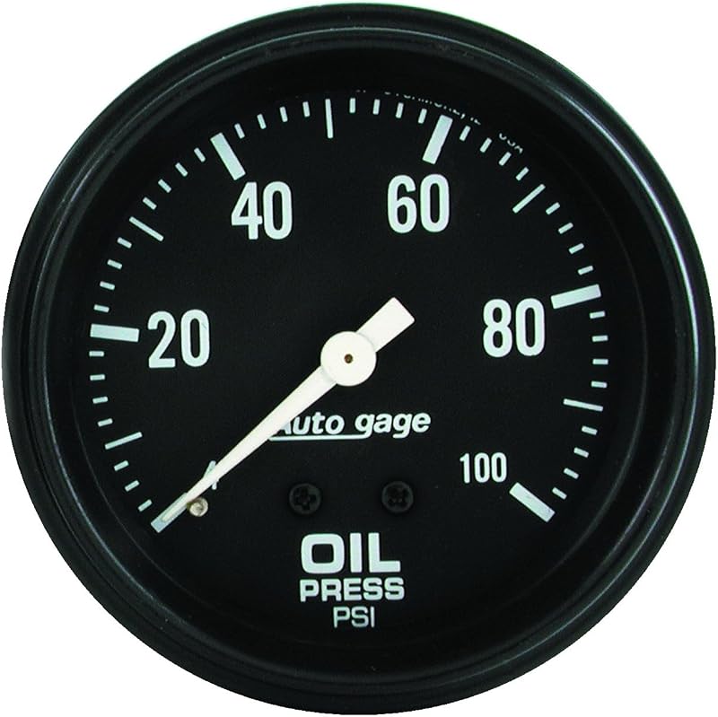 Manômetro de pressão do óleo AUTO METER 2312 com conexão 1/8 NPT – 1 unidade