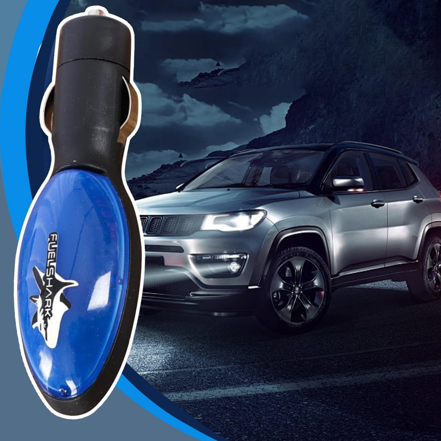 Kraftstoffsparender, Fuel Sync Kraftstoffsparender, Spare sofort mehr Kraftstoff. Automobil-Reichweitenverstärker mit Plug & Play Kraftstoffoptimierung. Funktioniert für Lastwagen, Autos 1pcs