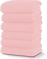 Vista 8 de TENSTARS Juego de 12 paños de alta calidad, secado rápido, terciopelo coral de microfibra suave, altamente absorbente, uso multiusos como baño, spa
