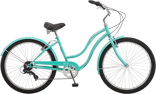Miniatura 35 de Schwinn Mikko Adult Beach Cruiser Bike Azul marino