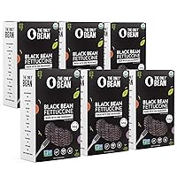 Vista 1 de The Only Bean - Organic Black Bean Fettuccine Pasta - High Protein, Keto Friendly, Gluten-Free, Vegan, Non-GMO, Kosher, Low Carb, Plant-Based Bean