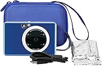Vista 8 de co2CREA Funda rígida de repuesto para impresora de cámara instantánea Canon Ivy 2 CLIQ+ CLIQ 2, funda azul zafiro
