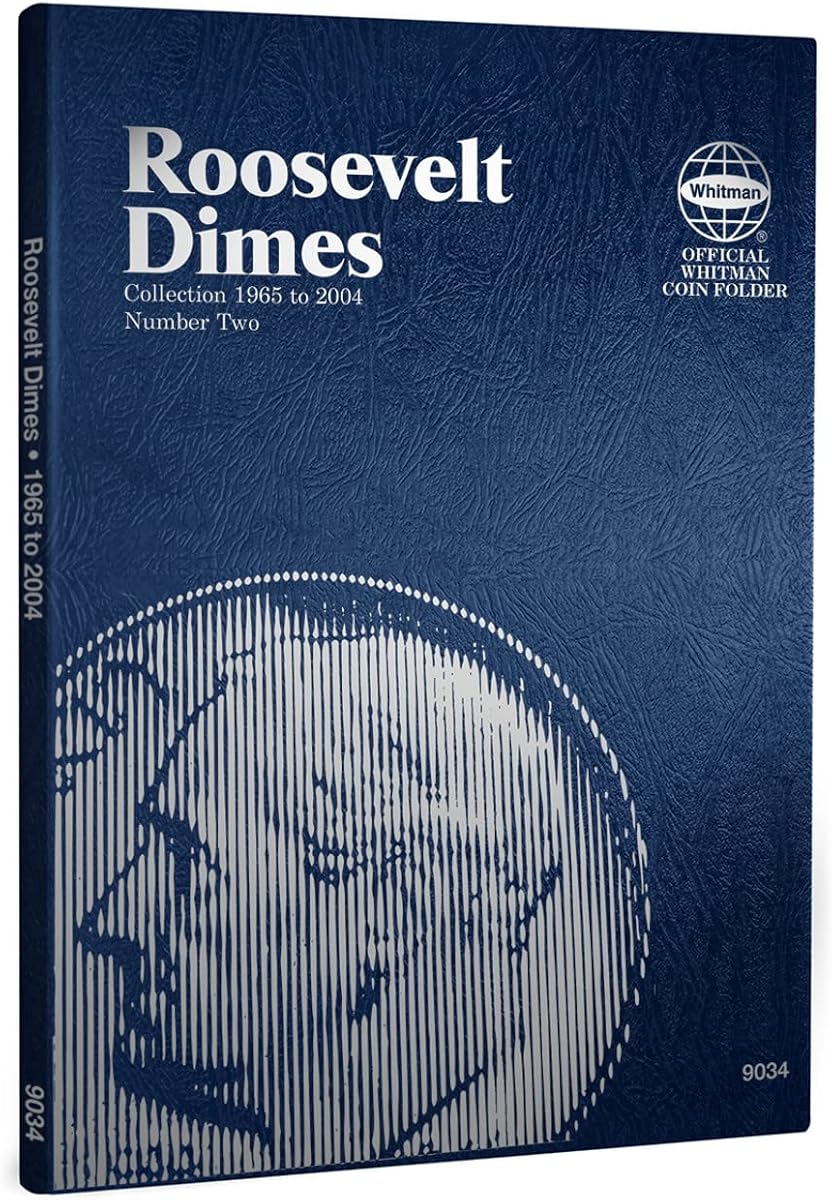 Whitman US Roosevelt Dime Folder Volume 2 1965-2004 / #9034