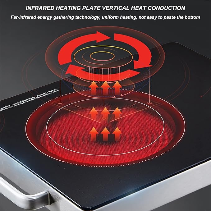 Estufa Vitrocerámica 1 Puesto 50.8 cm 220V miniatura 7