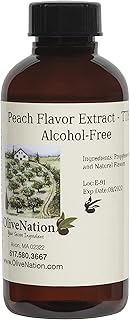 OliveNation TTB-Approved Peach Flavoring, Natural Peach Flavor for Brewing, Baking, Sugar Free, Non-GMO, Gluten Free, Vegan - 8 fl oz
