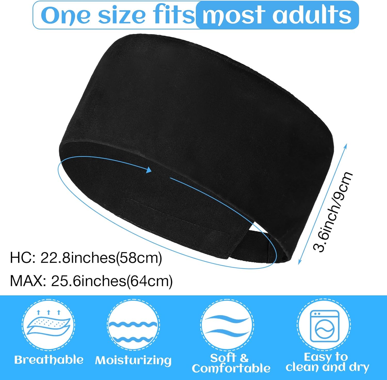 Unisex Chef Hat Adjustable Kitchen Cooking Caps Sushi Beanie Breathable Mesh Top Skull Cap for Men Women Adult