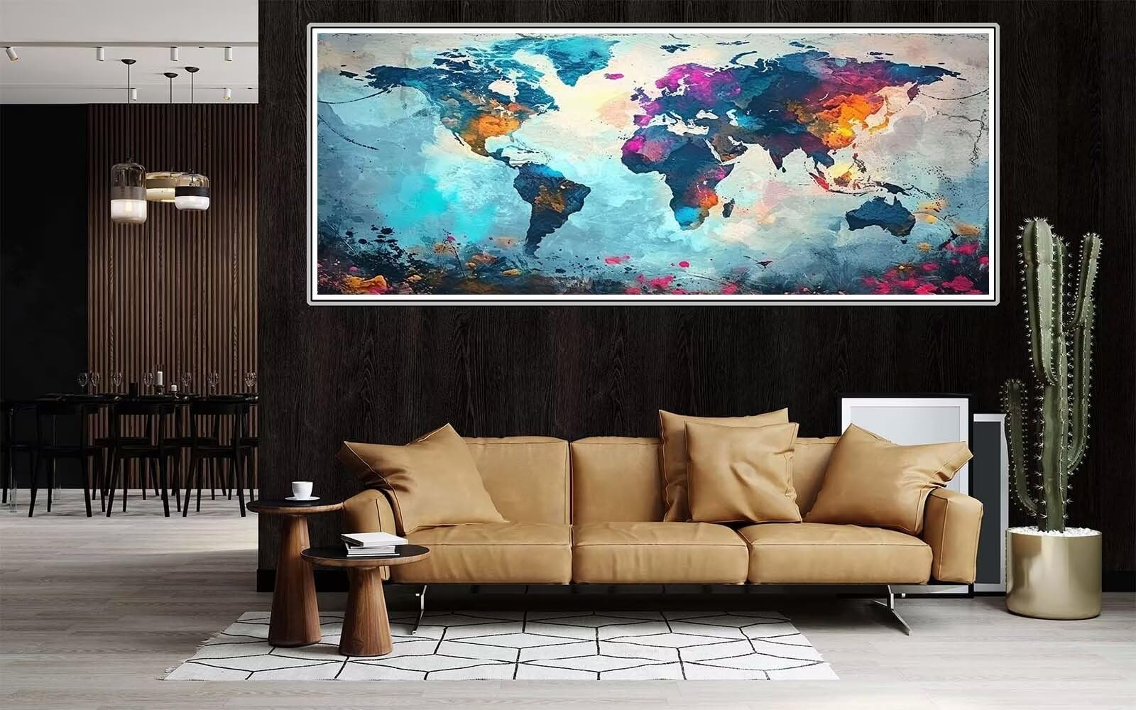 Diamentowe malowanie mapą świata zestawy artystyczne z diamentami dorośli/dzieci, duży obraz diamentowy 99 x 259 cm pełne akcesoria artystyczne z diamentami, sztuka i rzemiosło, kryształowy zestaw do
