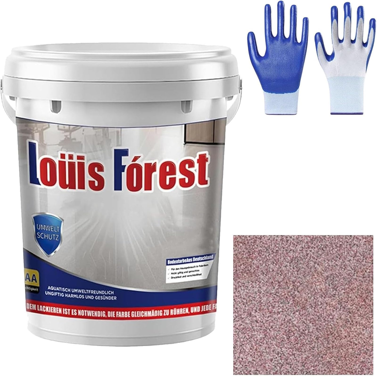 2026 NEW Epoxy Floor Paint,Epoxy Colored Sand Floor Paint 352Oz, High-gloss Marble Effect Coating, Garage Floors Painting, Covers Approximately 60 to 68 Sq Ft (Beige,35oz/1kg) — view 10