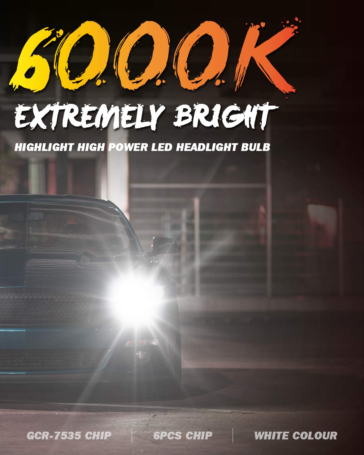 OUSHI Bombillas H11 LED Coche, Canbus 70W 14000LM 6000K Xenón Blanco LED Kit De Conversión De Bombillas LED H8 H9 H11 Faros Delanteros Bombillas De Repuesto (Paquete De 2)
