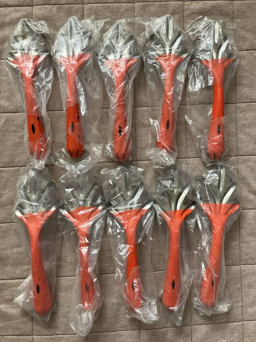 ドイツ】シュガースプーン 2本 / オードブルピック【純銀】薔薇の蕾