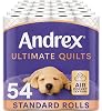 Andrex Toilet Roll - Supreme Quilted Toilet Paper, 54 Toilet Rolls