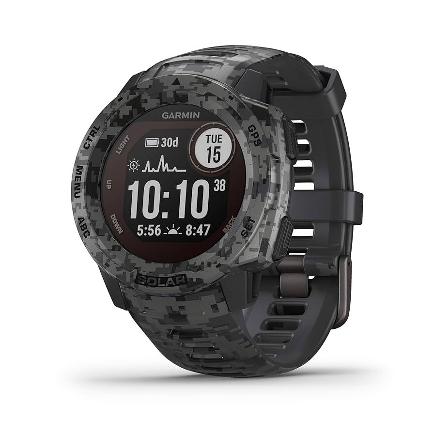 Amazon.com: Garmin Instinct Solar, Solar-Powered Rugged
