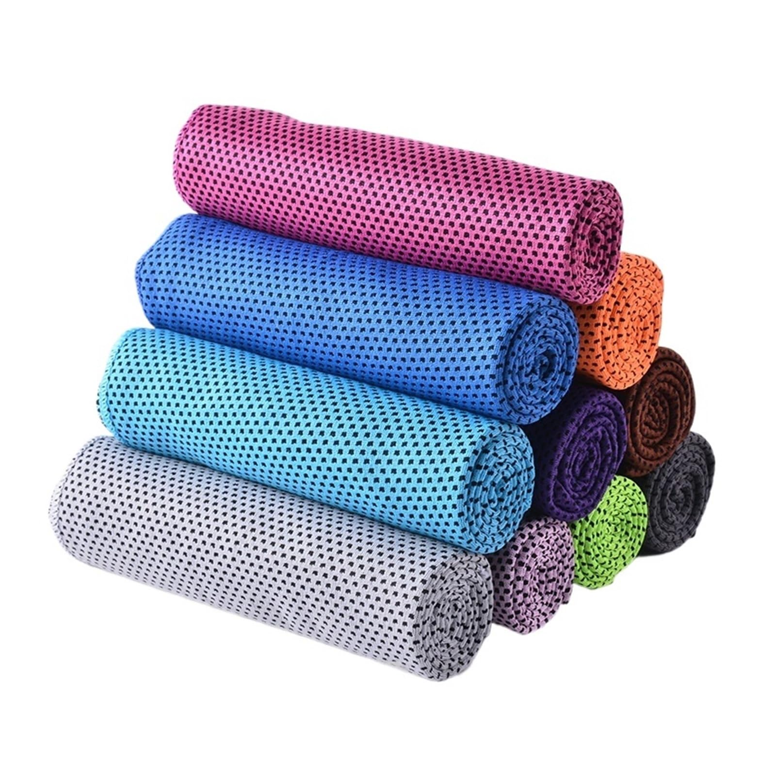 HNULGVI Cooling towel Sports Cooling Towel Ice Cold Wipe Sweat Quick Dry Water(Green-30x90)