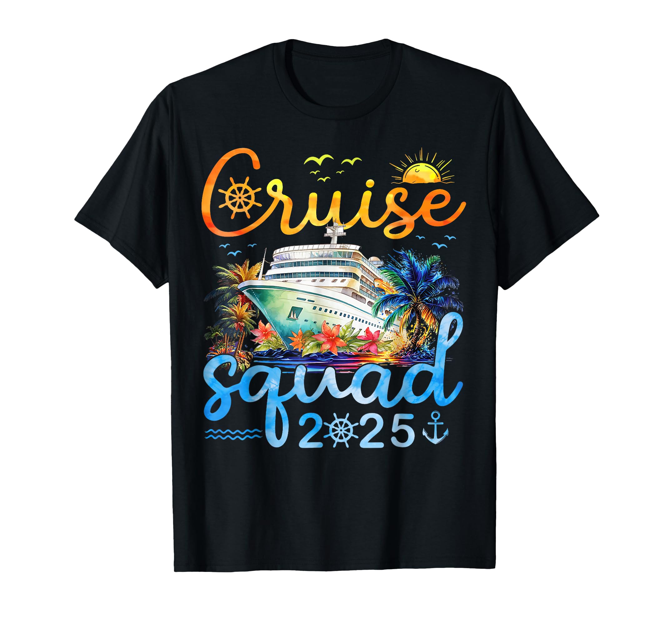 Cruise Squad 2025 Family Group Matching Cruising Vacation T-Shirt